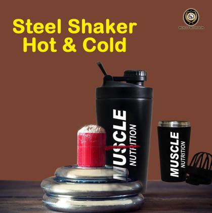 Steel Shaker Bottle for gym and personal use