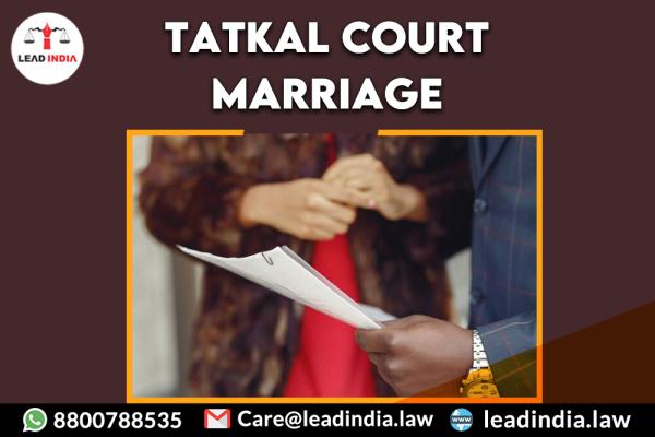 Tatkal Court Marriage