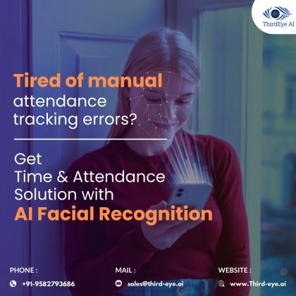 Tired of manual attendance tracking errors? Get Time and Attendance Solution with AI Facial Recognition