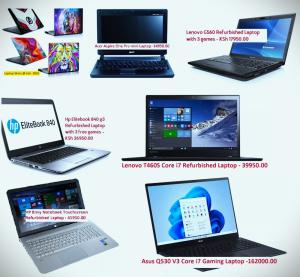 Refurbished laptops and notebooks with free games