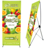 Korean style Portable x banner stand for trade shows