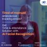 Tired of manual attendance tracking errors? Get Time and Attendance Solution with AI Facial Recognit