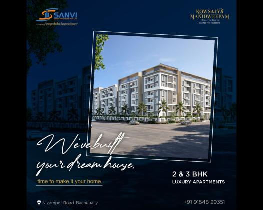 2 BHK Flats for Sale in Nizampet