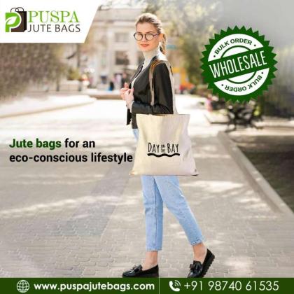 Fashionable White Cotton Shoulder Bags for Men and Women