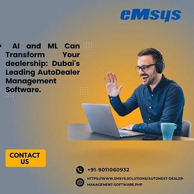 AI and ML Can Transform Your dealership: Dubai's Leading Auto Dealer Management Software.