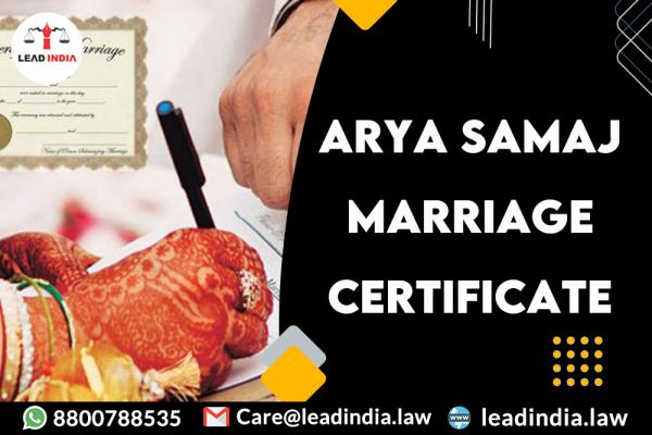 Arya Samaj Marriage Certificate