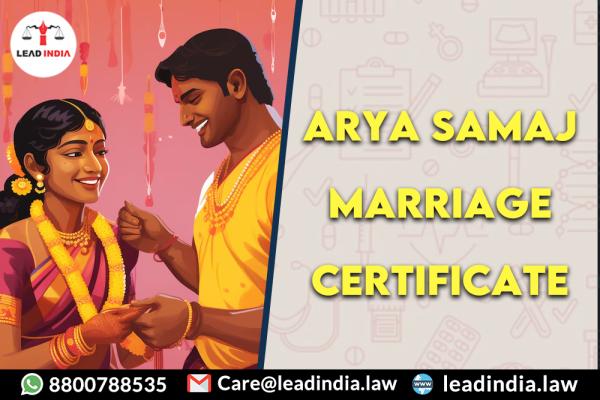 Arya Samaj Marriage Certificate