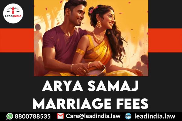 Arya Samaj Marriage Fees