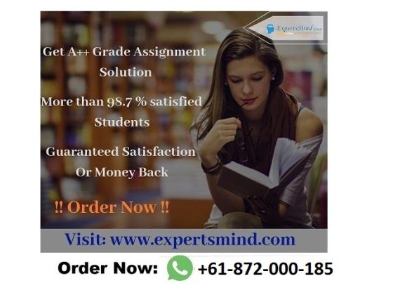 Avail trustworthy assignment help at Expertsmind:
