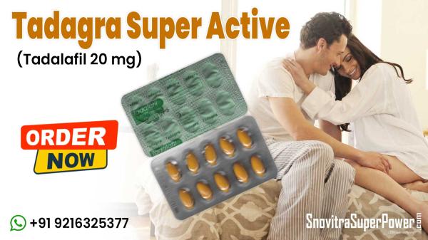 Best Men's ED Product Tadagra Super Active (Tadalafil)