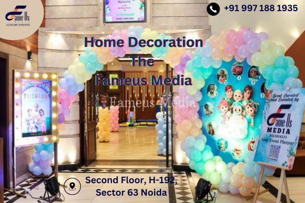 Birthday Home Decoration Service in Noida