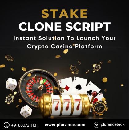 Build your crypto casino empire with stake clone script