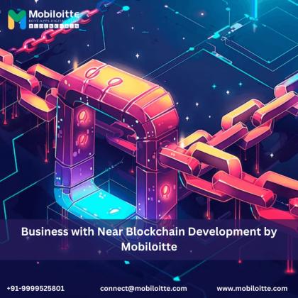 Business with Near Blockchain Development by Mobiloitte