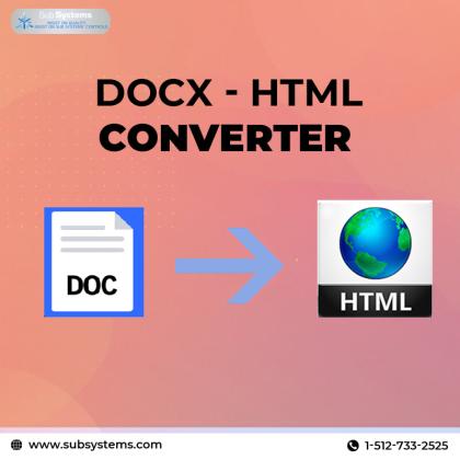 Click and Convert DOCX into HTML with DOCX - HTML Converter