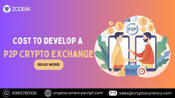 Cost to develop a p2p crypto exchange
