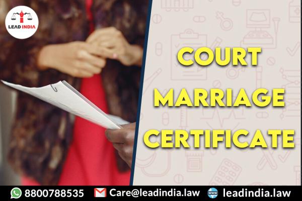 Court Marriage Certificate