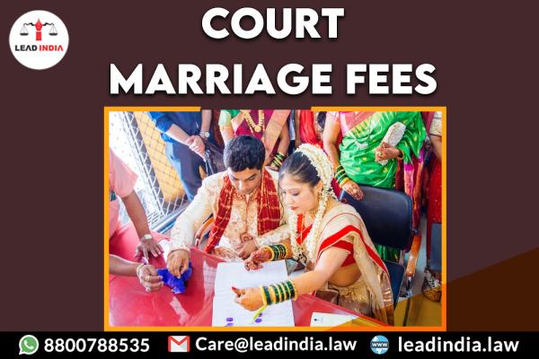 Court    Marriage Fees
