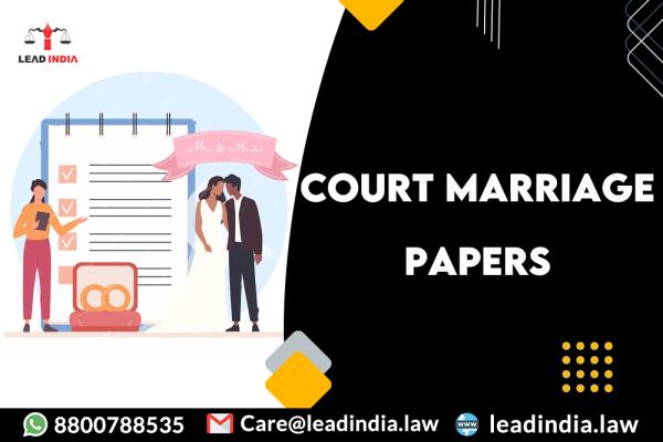 Court Marriage Papers