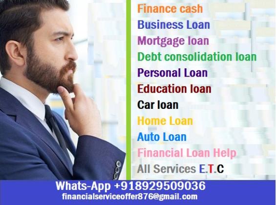 Do you need Finance? Are you looking for Finance? Are you looking for finance to enlarge your business? We help individuals and companies to obtain fi