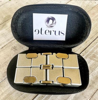 Enhance Finger Mobility with the Ergonomic Metal Infinity Cube Fidget