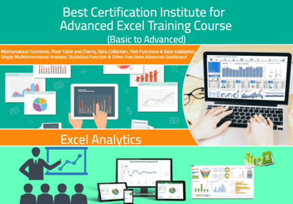 Excel Training Course in Delhi, 110049. Best Online Live Advanced Excel Training in Patna by IIT Faculty , [ 100% Job in MNC] July Offer'24, Learn