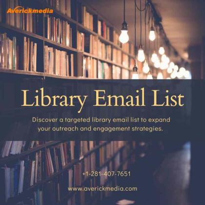 Expand Your Reach with Our Library Email List