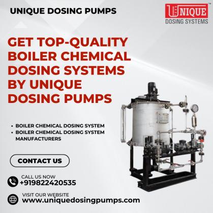 Get Top-Quality Boiler Chemical Dosing Systems by Unique Dosing Pumps