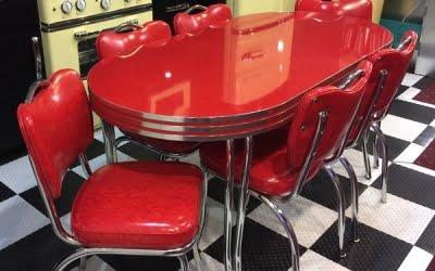 Get your choicest laminates and colors with retro diner furniture for sale