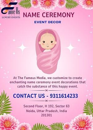 Name Ceremony Event Decoration Service