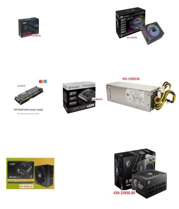 New Power Supply Units