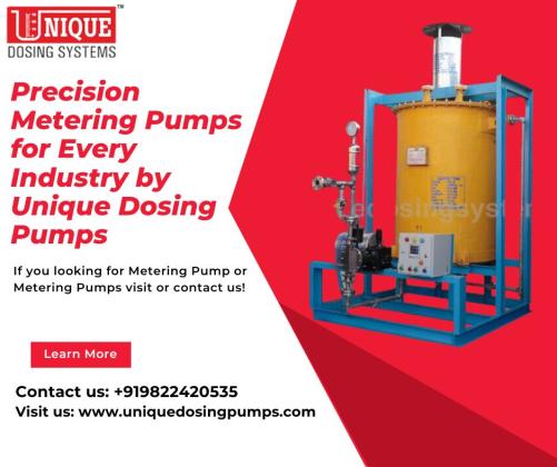 Precision Metering Pumps for Every Industry by Unique Dosing Pumps