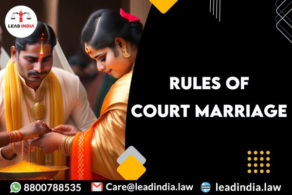 Rules Of Court Marriage