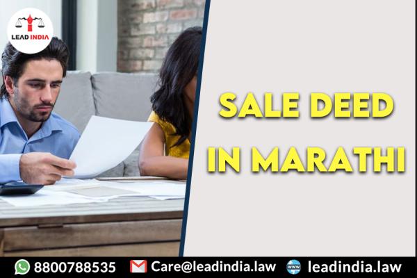 sale deed in marathi | best legal firm | law firm