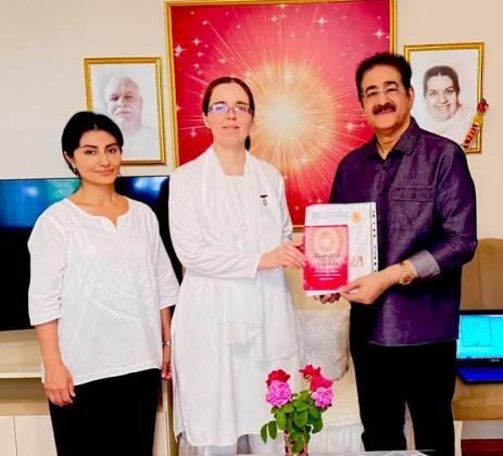 Sandeep Marwah Invited by Brahma Kumaris in Baku
