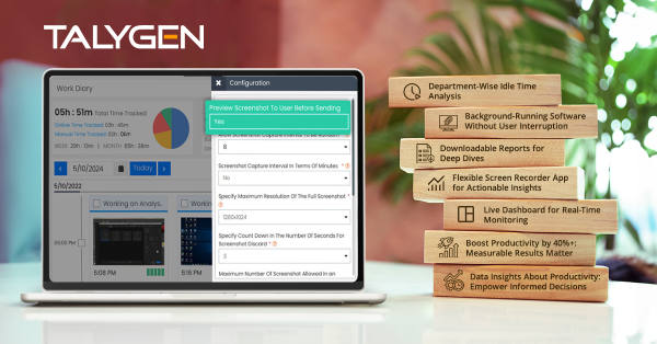 Stealth Employee Monitoring Software with Data-Driven Management Solution from Talygen
