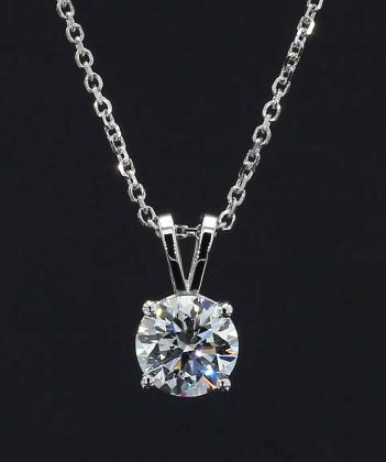Stunning Diamond Solitaire Pendant – A Perfect Touch of Elegance
