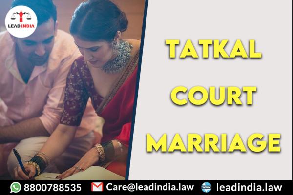 Tatkal Court Marriage