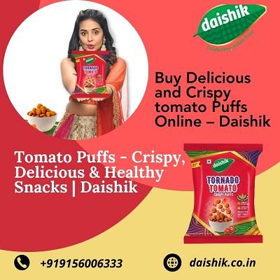 Tomato Puffs - Crispy, Delicious & Healthy Snacks | Daishik