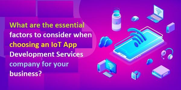What are the essential factors to consider when choosing a Iot App Development Services company for your business
