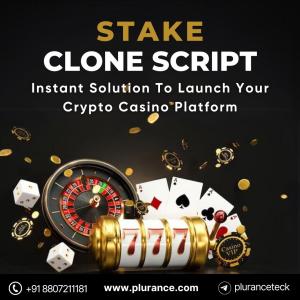 Build your crypto casino empire with stake clone script
