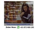 Avail trustworthy assignment help at Expertsmind: