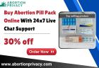 Buy Abortion Pill Pack Online With 24x7 Live Chat Support
