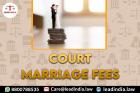 Court Marriage Fees