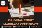 Original Court Marriage Certificate