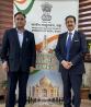 Sandeep Marwah Invited by Indian Embassy in Baku, Azerbaijan