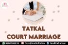 Tatkal Court Marriage