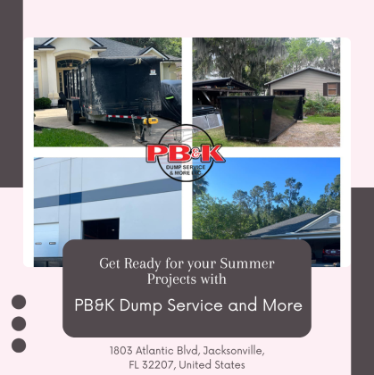 Affordable Dumpster Rental Services in Jacksonville, FL - Call PB&K Dump Service and More