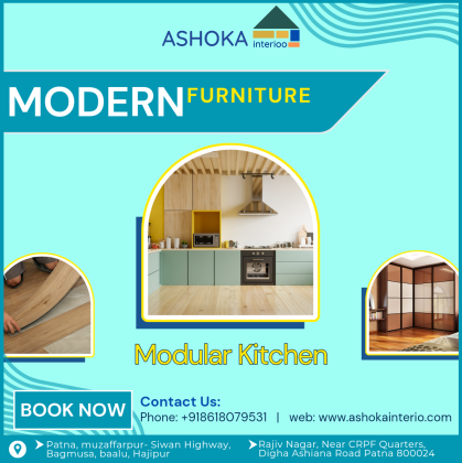 Ashoka Interioo: Best Modular Kitchen Designer in Patna