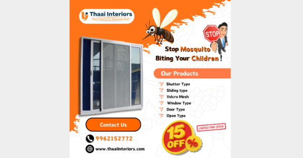 Best Mosquito Nets For Windows In Chennai | Thaai Interiors
